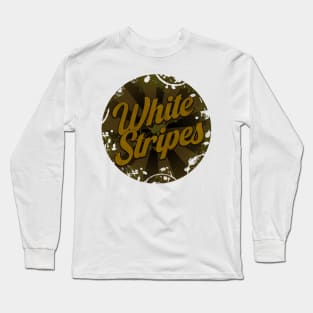 white stripes Long Sleeve T-Shirt